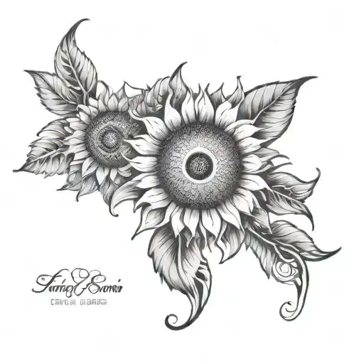 Infinity Sun And Sunflower