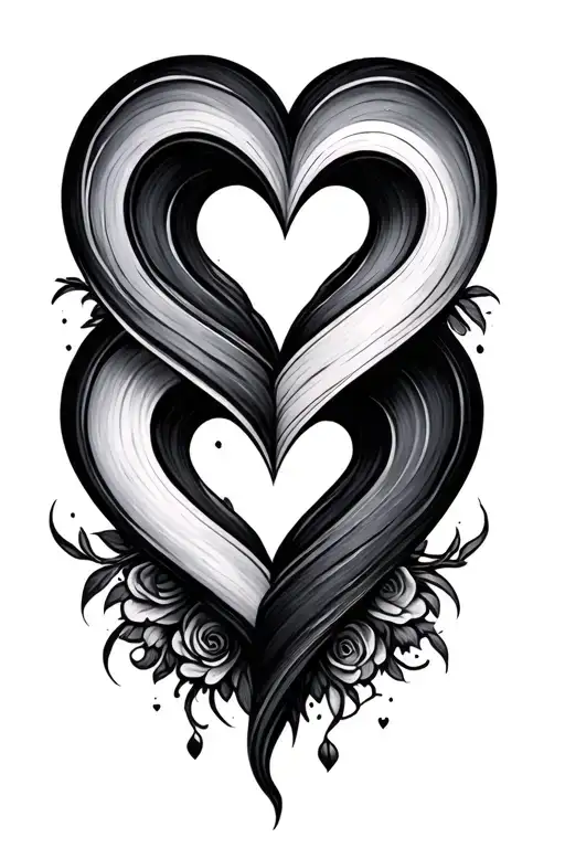 Interlocking Hearts Connected