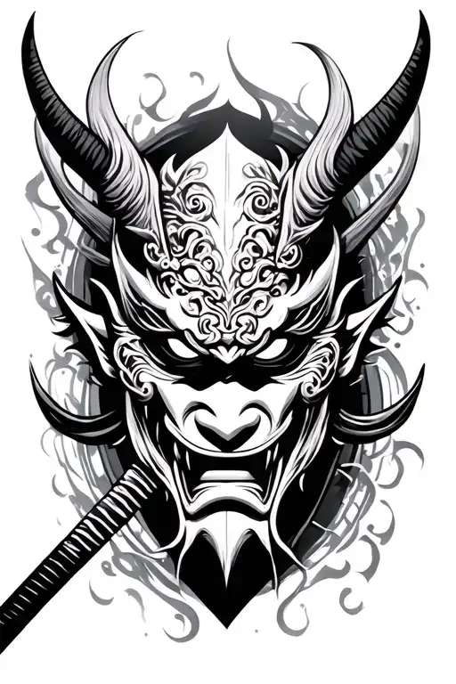 Oni Mask Katana