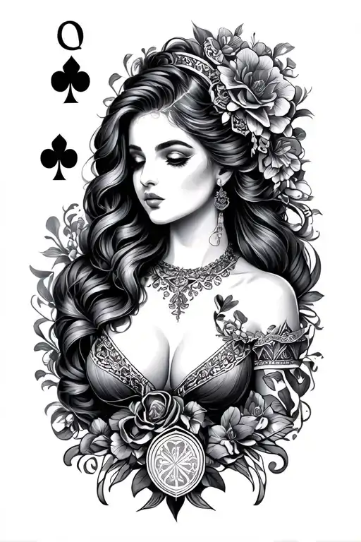 Lady Luck With Lots Of Symbols