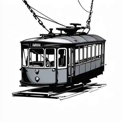 Cable Car With Sausage