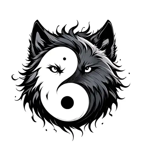 Yin Yang Wolf