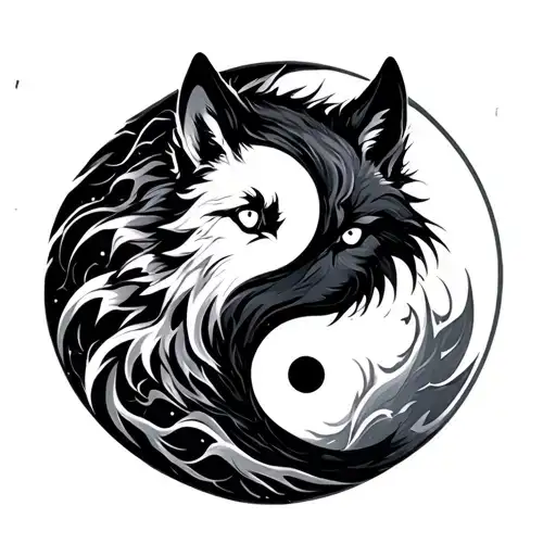 Yin Yang Wolf