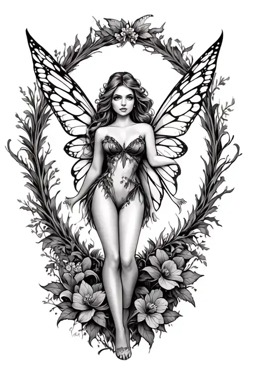 Pin Up Woodland Fairy