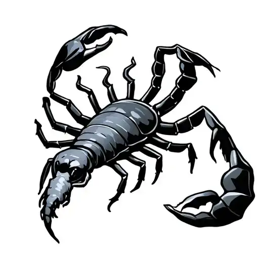 Draw Scorpio With C Letter