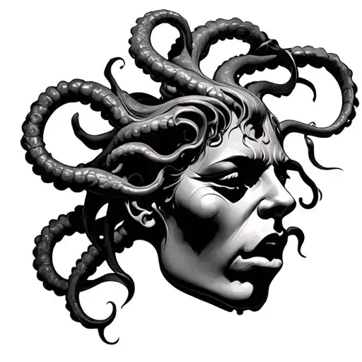 3 Medusa Head I See Nothing I Hear Nothing I Say Nothing