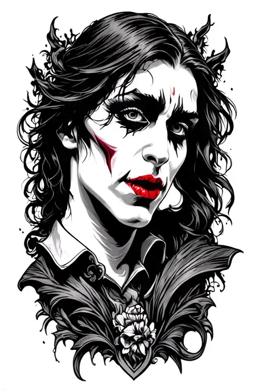 Traditional Vampire Sideways Portrait