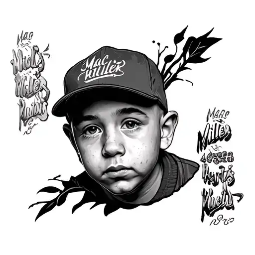 Mac Miller Kids Album Cover Art