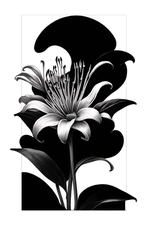 Red Spider Lily Flower