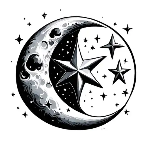 Moon And Star
