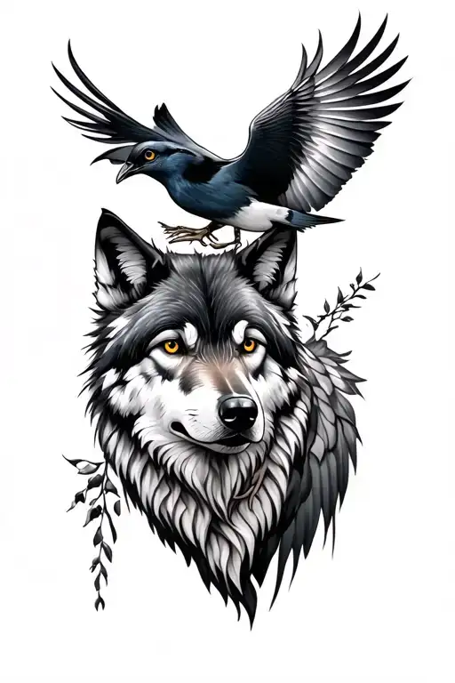 Birds And Wolf