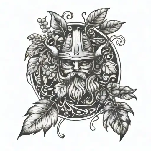 An Animal-inspired Coffee Plant Growing In A Viking Landscape