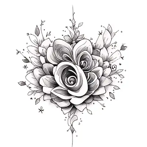 Girly Disney Tattoo Sleeve