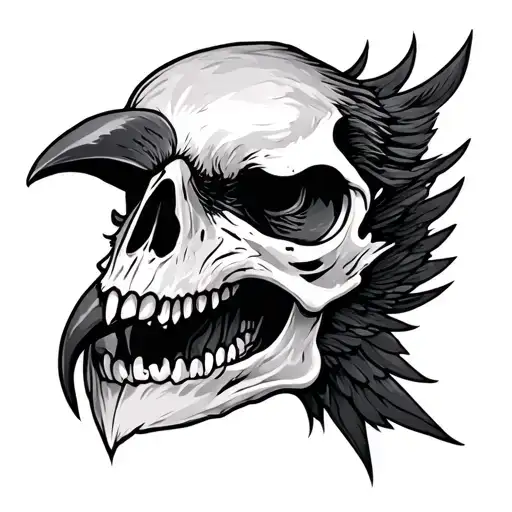 Raven Skull