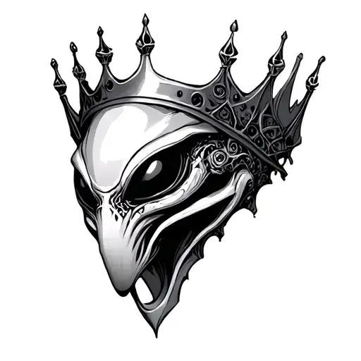 Alien Head 11 Crown