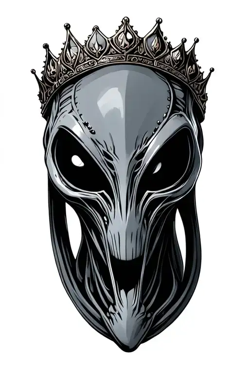 Alien Head 11 Crown