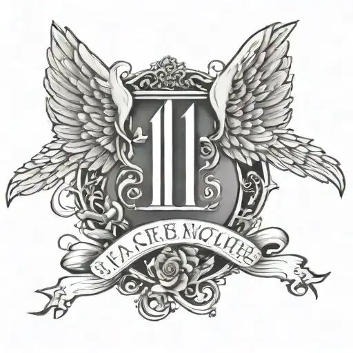 Passed Away Dad With Angel Numbers 1111 Incorporated Into Its