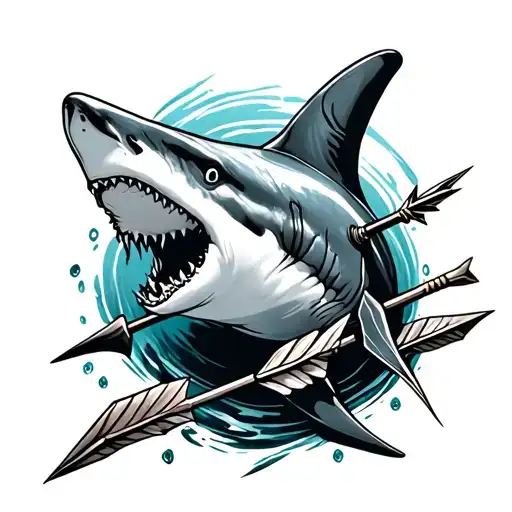A Shark And An Arrow