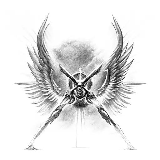 Archangel Michael Vs Satan Biblical