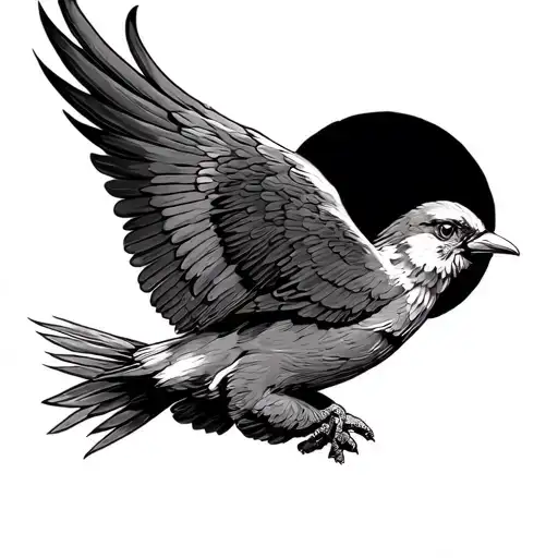 Half Bird Half Plane Flying