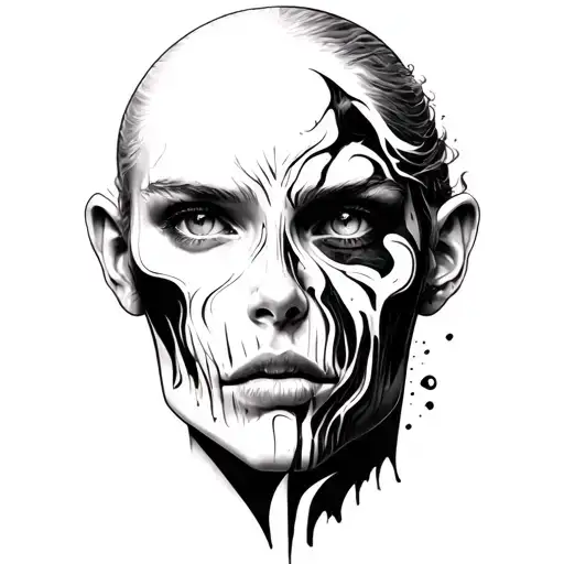 Growth From Pain Face Morphing