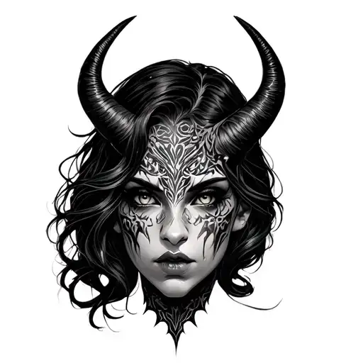 The Face Of The Demon Girl