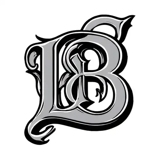 Initial L & B Letters