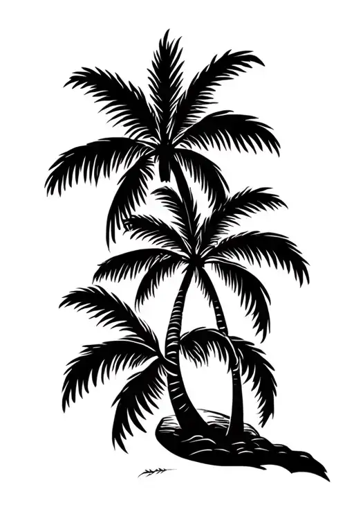 Sun Palm Tree