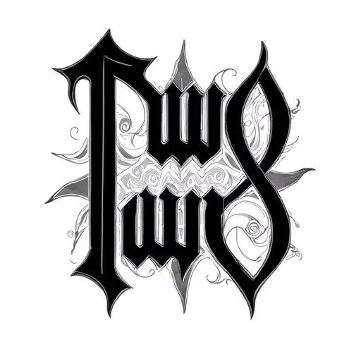 Two Word Ambigram Generator