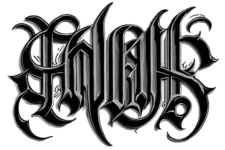 Two Word Ambigram