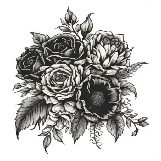 Birth Flower Bouquet