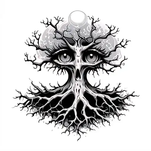 Poison Tree With Eyes In The Middle