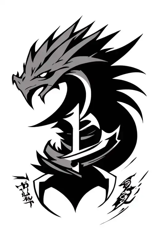 Dragon Ball Z And Assasins Creed Logo