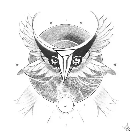 Eye Of Horus With Eagle