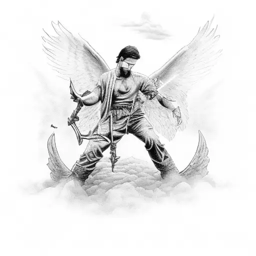 1 Angel Fighting His Demons