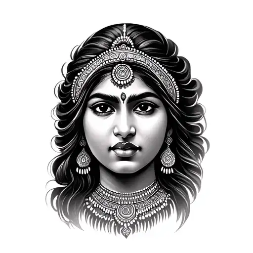 Indian Woman Face
