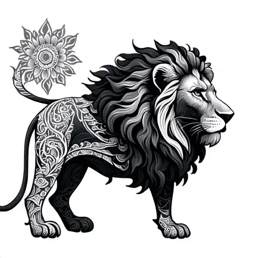 Lion Mandala