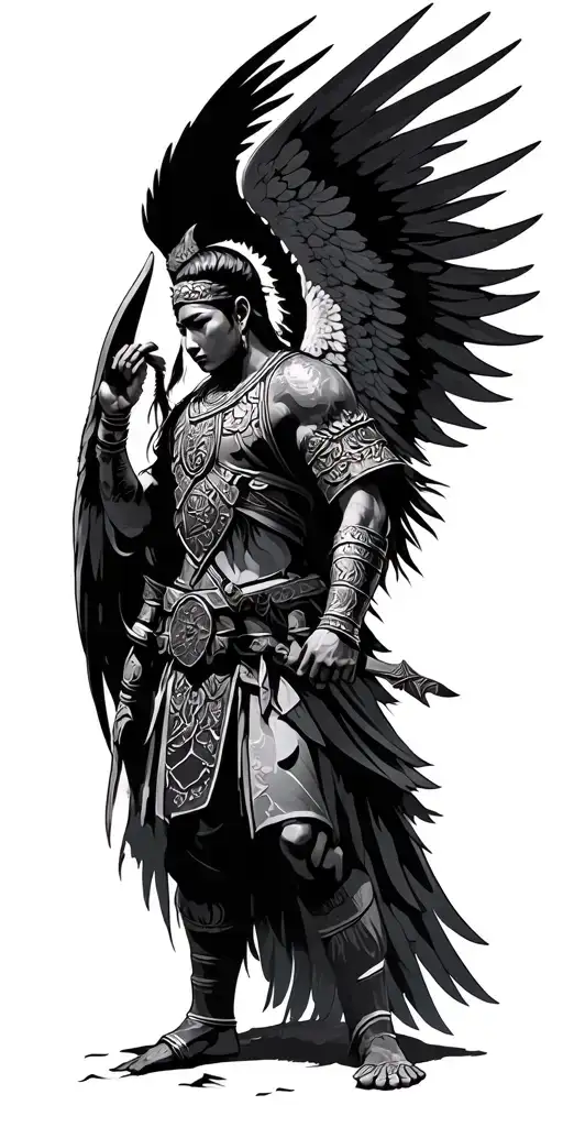 Mongolian Warrior Angel