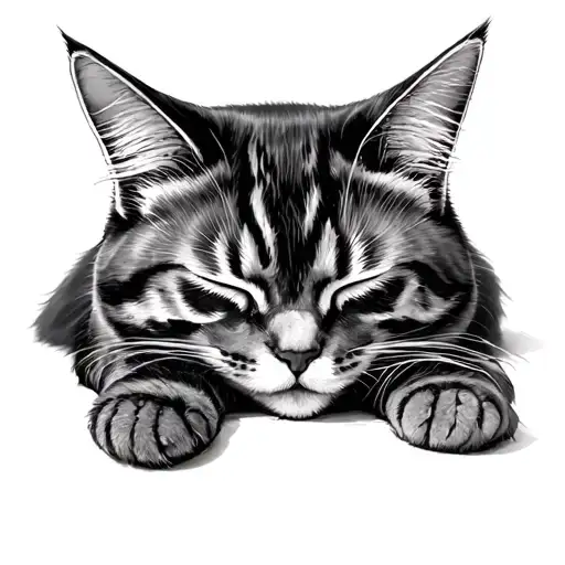 A Dedication To My Deceased Cat Sleeping