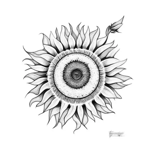 Record Player With Sunflower Record