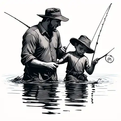 Father Son Fishing