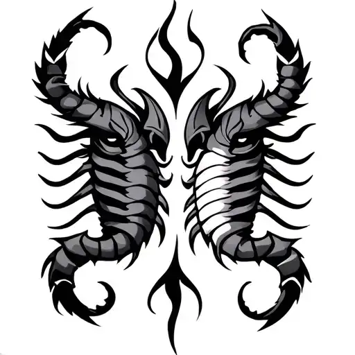 Virgo And Scorpio Tribal Combination