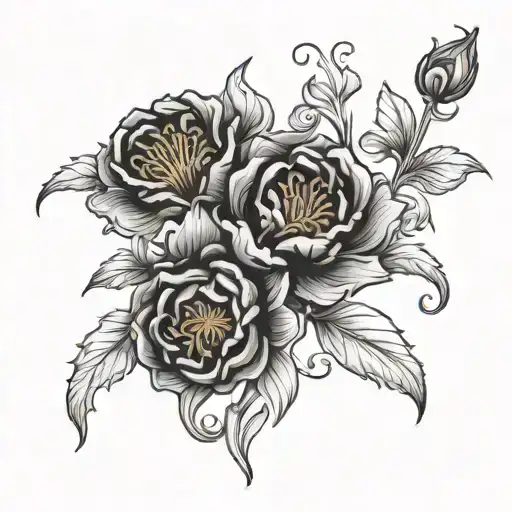 Dark Flowers Blooming Flowers Symbolizing