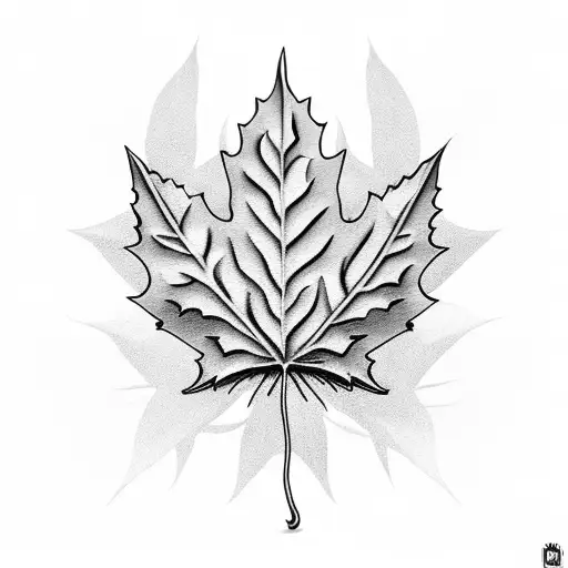 Roses And Thistle And Maple Leaf And Scotland