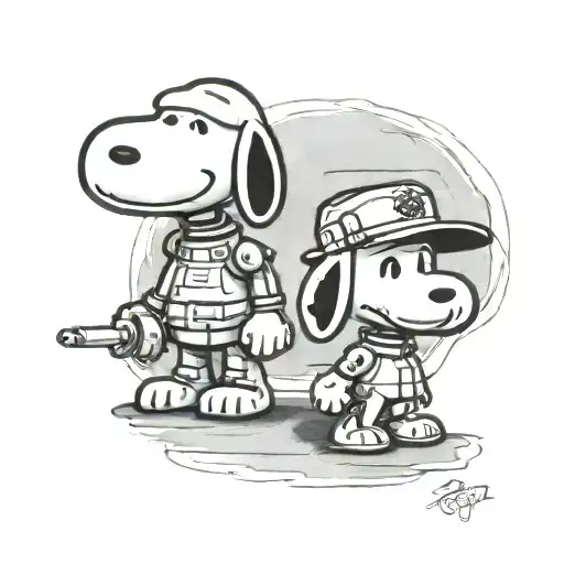 Snoopy And Stormtrooper