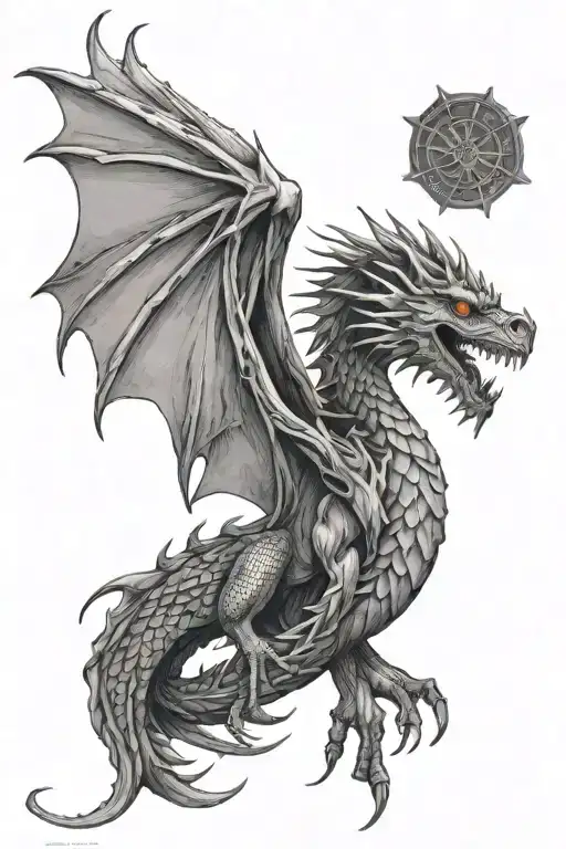 Game Of Thrones Book Dragon Wrapped