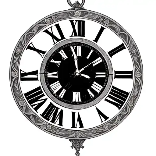 2002 In Roman Numeral Clock