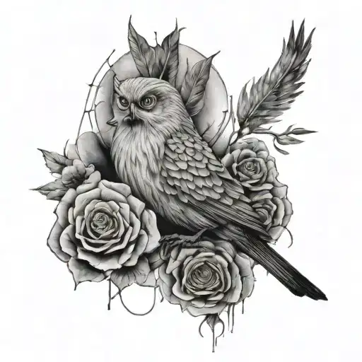 A Black And Grey Tattoo Inspired By The Novels '100 Years Of Solitude' And 'Pedro Paramo'