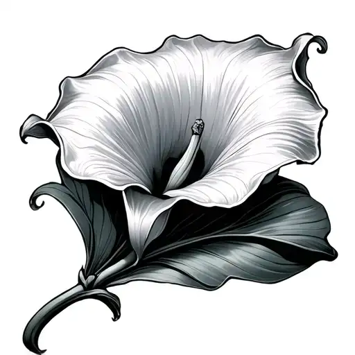 Calla Lilly Stength Symbol