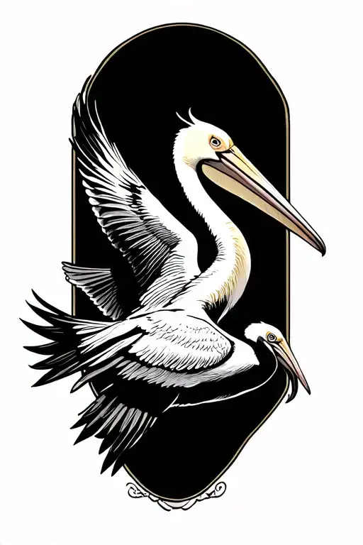 Pelican Flying